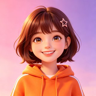 元气活泼的人设圆圆头像